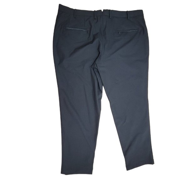 Sene Mens 38X26 Soho Flex Dress Pants Sretch Slacks Golf Suit Sport Tech Black - Picture 2 of 3